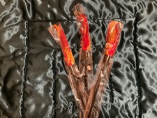 3-Pack Cat Feather Teaser Wand Toys w/Bell  Interactive Kitten Play  New