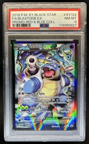 2016 Pokemon XY Promos Blastoise #XY122 PSA 8