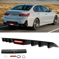 Rear Bumper Diffuser Spoiler Lip LED Tail Light For 3 Series G20 2019-2022 330i