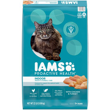 Iams Proactive Health Chicken And Turkey Dry Cat Food, 22 Lb Bag 2.09 per pound