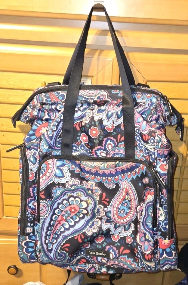Vera Bradley Essential Frame Backpack Diaper w/ C… - image 1