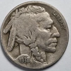 1938-D/S Over S Buffalo Nickel Fine (F) Coin