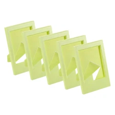 5 Pcs Mini Picture Frames 2.4 x 3.5 Inch Rectangle Photo Frame, Dark Green