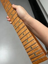 Suhr stainless steel 22frets Satin Roasted flame Maple Electric guitar neck 12in