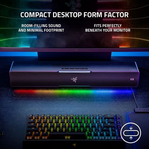 Razer Leviathan V2 Bluetooth Gaming Speakers (2-Piece) Black Very Good - Picture 4 of 7