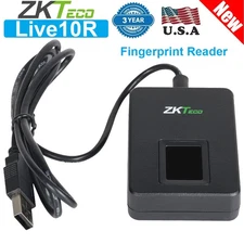 ZKTeco ZK9500 Live10R USB Desktop Biometric Fingerprint Scanner Reader Sensor