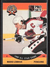 1990-91 Pro Set #362 Mario Lemieux Pittsburgh Penguins