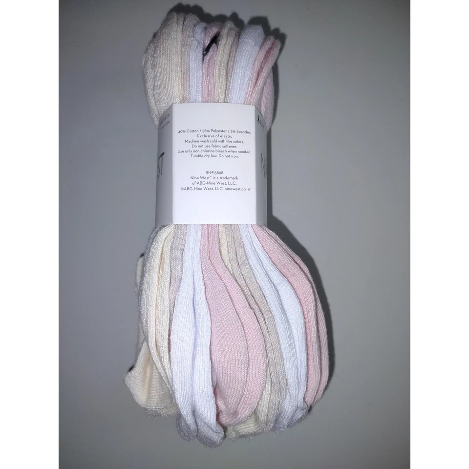 Calcetines Nine West Mezcla Algodón Corte Bajo 8 Pares Zapato Talla 5-10 Foto 4 de 4