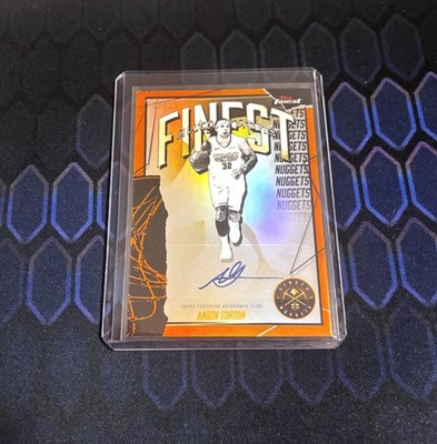 2026 Topps Finest Aaron Gordon Finest Autographs Orange 13/25 Denver Nuggets