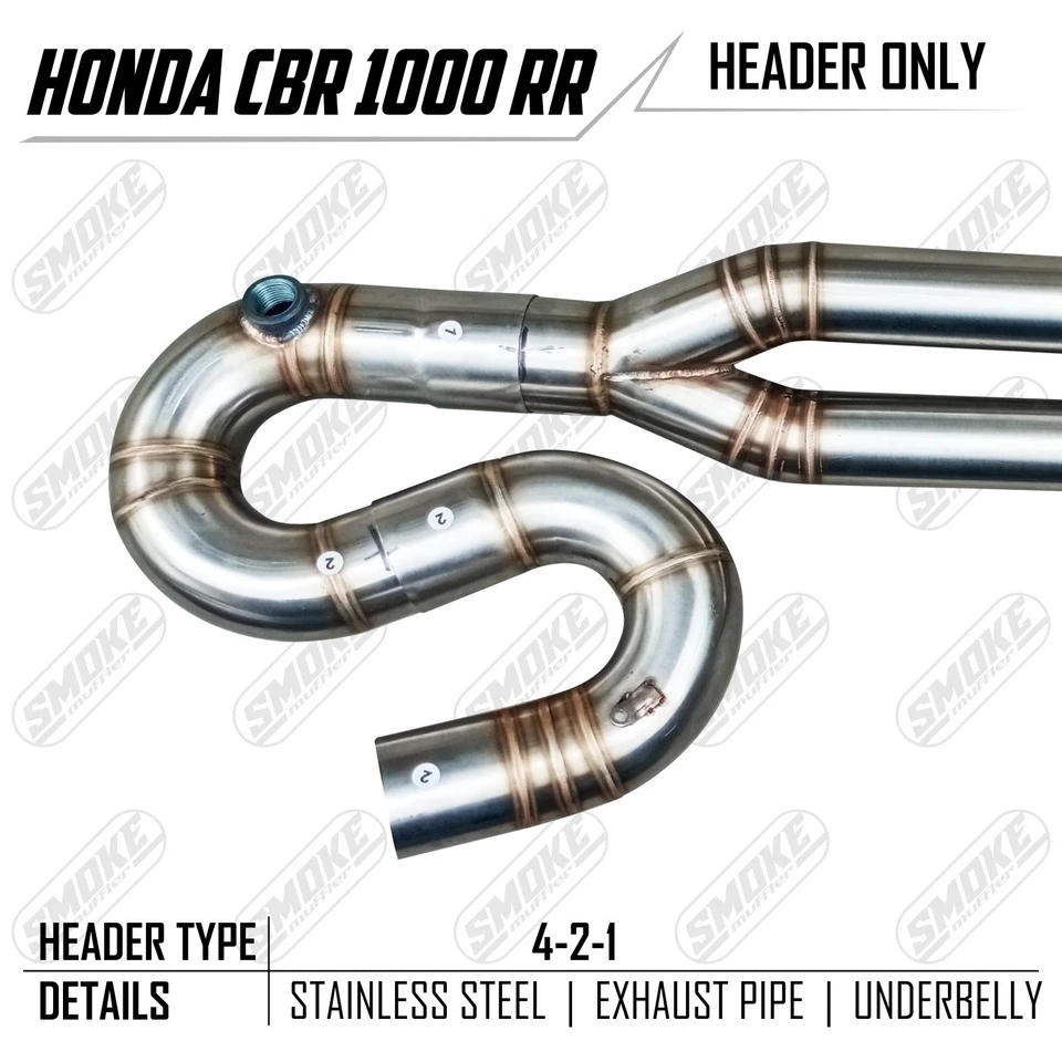 Header Custom Exhaust Motorcycle CBR 1000RR 2008-2016 Header Only 51 MM - Image 2 of 4