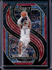 2024-25 Panini Select Shai Gilgeous-Alexander Premier Red Scope Prizm #/249