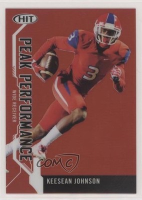 2019 Sage Hit Premier Draft Red 22/25 Keesean Johnson #PK-KJ Rookie RC 2b2