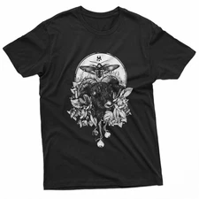 Occult Goat Skull Witch Gothic Dark Krogl T-Shirt