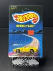 VTG 1986 Hot Wheels Speed Fleet Nissan 300ZX Yellow Die Cast Metal Car No. 1454