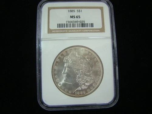 1885 Morgan Silver Dollar NGC Graded MS65 #1566349-025