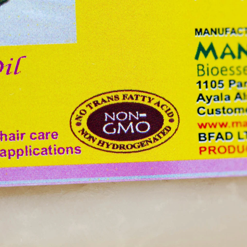 Aceite de coco orgánico 100 % virgen MANILA COCO sin aditivos cuidado natural del cabello 16 oz Foto 2 de 4