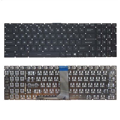 New For MSI GP65 GP75 Leopard 9SE 9SD GS75 Laptop US keyboard No-backlit