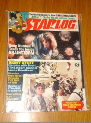 STARLOG #78 SCI-FI MAGAZINE JANUARY 1984 THE RIGHT STUFF BRAINSTORM