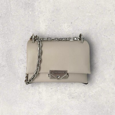Michael Kors Tasche crossbody Umhängetasche XBody Jet Set Cece Grau Creme NEU