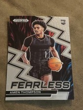 2023-24 PANINI PRIZM DRAFT FEARLESS SILVER #11 AMEN THOMPSON RC
