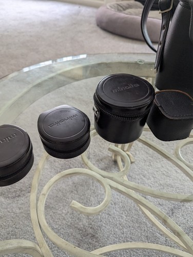 VINTAGE PHOTOGRAPHER SET. MINOLTA SR-1 WITH SEVERAL LENSES - Picture 8 of 10