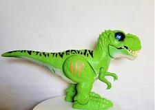 Robo Alive Attacking T-Rex Dinosaur Battery-Powered Robotic Green