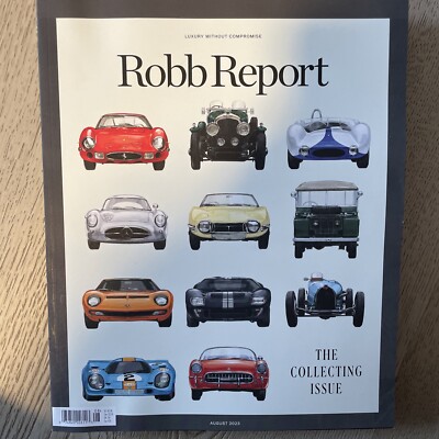Robb Report Magazine The Collecting Issue Rolls Royce August 2023 New