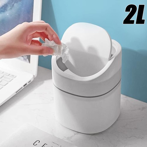 Mini-Desktop-Katzenstreu-Mülleimer, kleiner Tisch-Mülleimer tragbarer Müllei - Bild 2 von 15