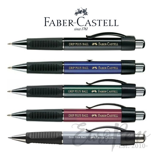 Faber Castell GRIP PLUS 1470 Ergonomic Ballpoint Ball Pen ALL COLOURS