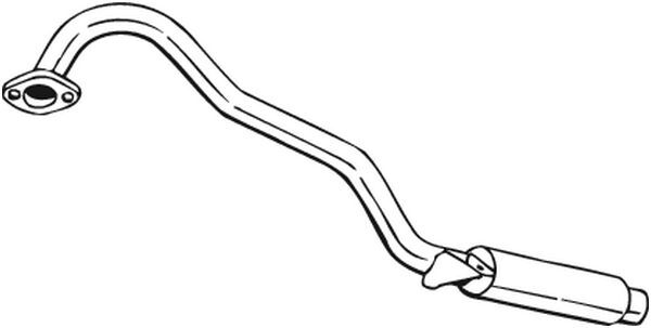 BOSAL 145-003 End Silencer for FORD,NISSAN