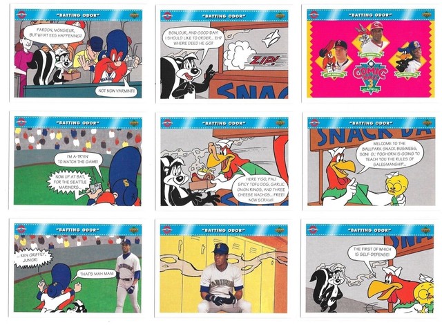 1992 Upper Deck Comic Ball 3 Baseball Trading Cards / Choose #s 1-198 / bx130