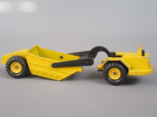 B607 Vintage 1991 Majorette 310 Thaïlande Scraper TP Jaune 1:100 - Picture 5 of 16