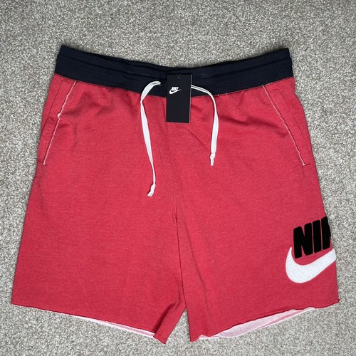 Nike NSW Alumni Chenille Shorts Red 
