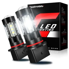 P13W White LED Replace Front Fog Light BULBS For 2015-2020 GMC Yukon XL Suburban