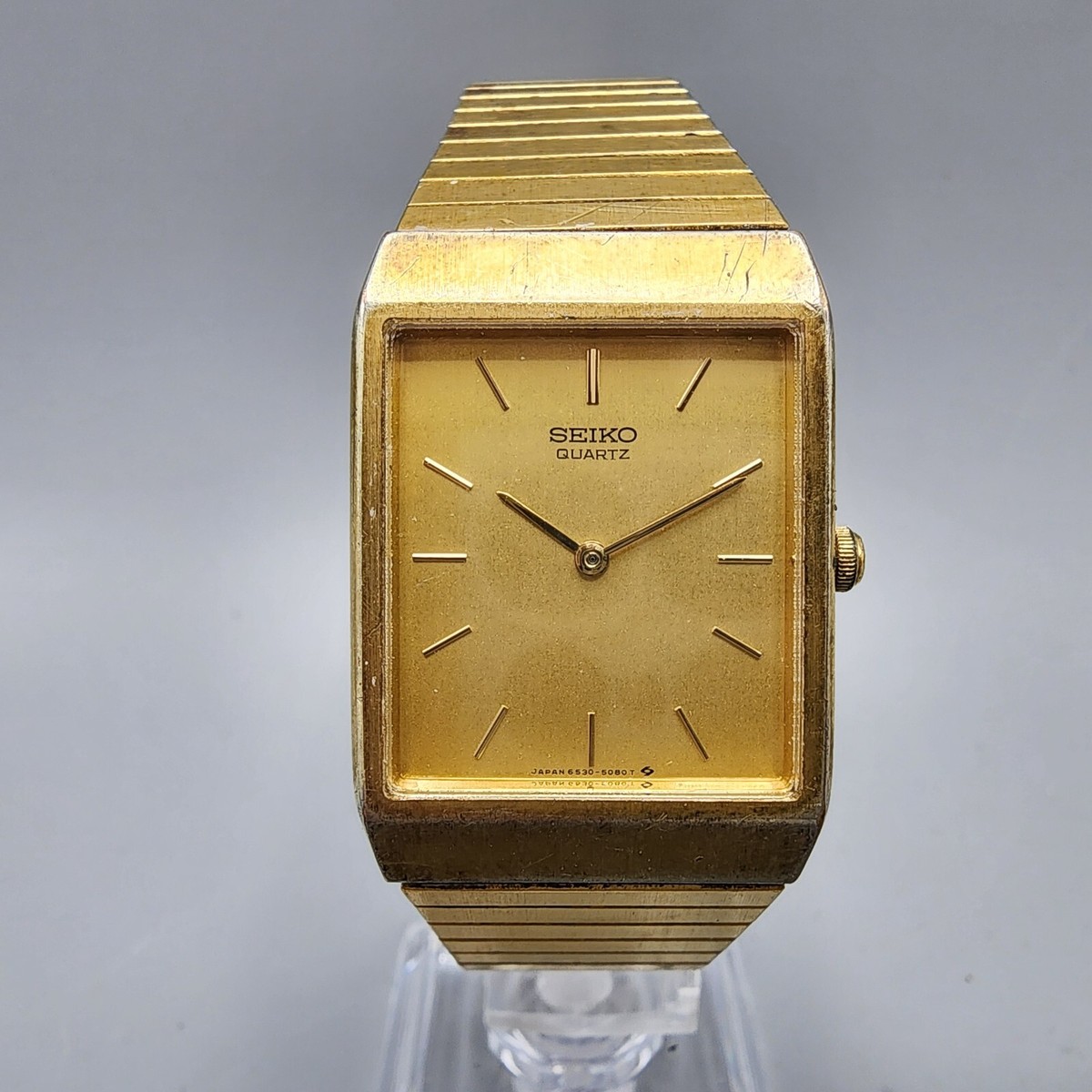 SEIKO タンクトカゲ革6530 - 5590