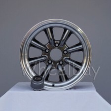 2 Pcs Rota Wheel Rkr 15x8 10 5x114.3 Rhyper Black .