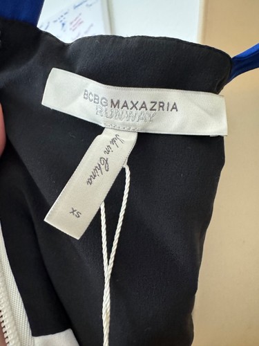 NWT BCBGMAXAZRIA RUNWAY WOMEN TALC VIOLETTA COCKTAIL DRESS Size Xsmall - Picture 8 of 11