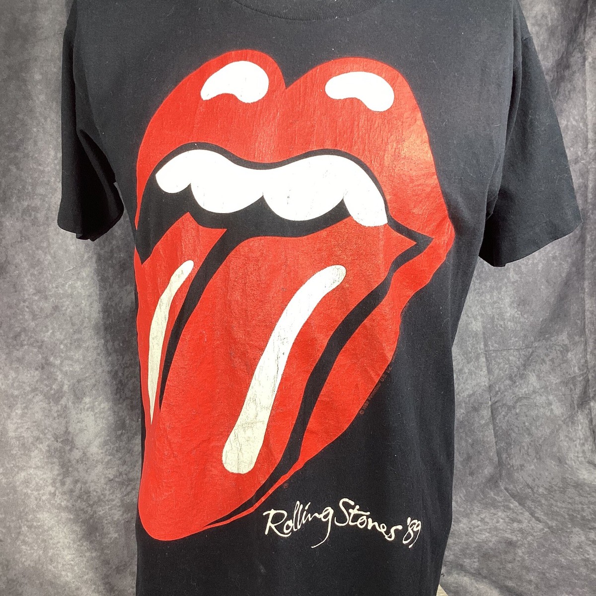 Vintage Rolling Stones 1989 North American Tour Black Sz L Vintage Rolling Stones 1989 North American Tour Black Sz L