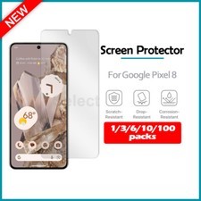 1-100 Lot LCD Clear HD Screen Shield Protector for Android Phone Google Pixel 8