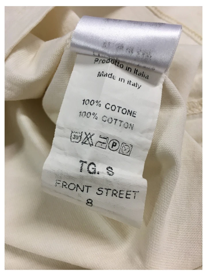 FRONT STREET 8 T-Shirt Femme Coton Ivoire Avec Imprimé TS23 Padel - Photo 4/4
