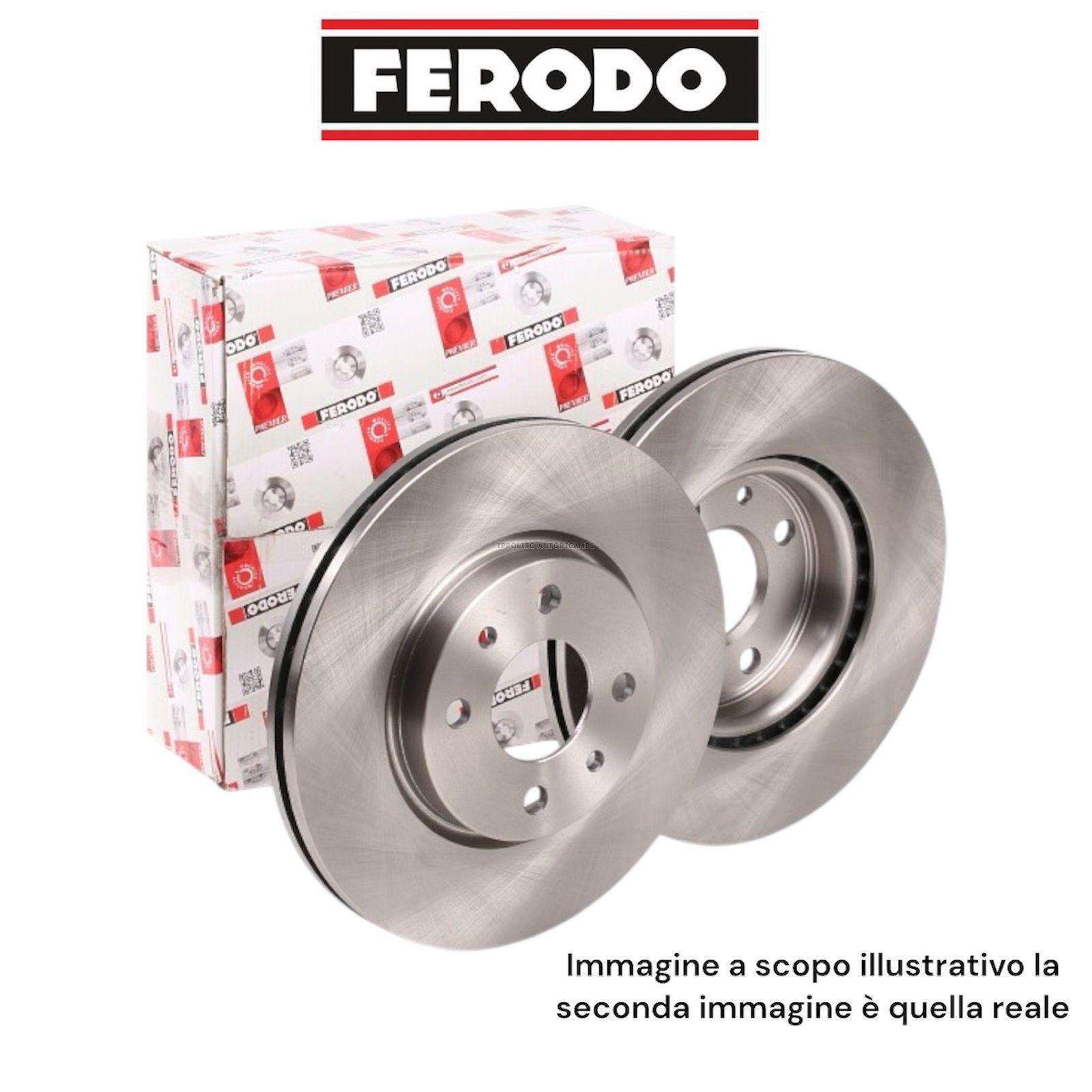 DDF464 Coppia 2 Dischi Freno FERODO NISSAN TERRANO II R20 2.7 TD 4WD - Fuoristra