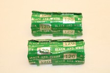 Vintage 2 Rolls 120 Black  White Print Camera Film EXPIRED / Sealed Germany