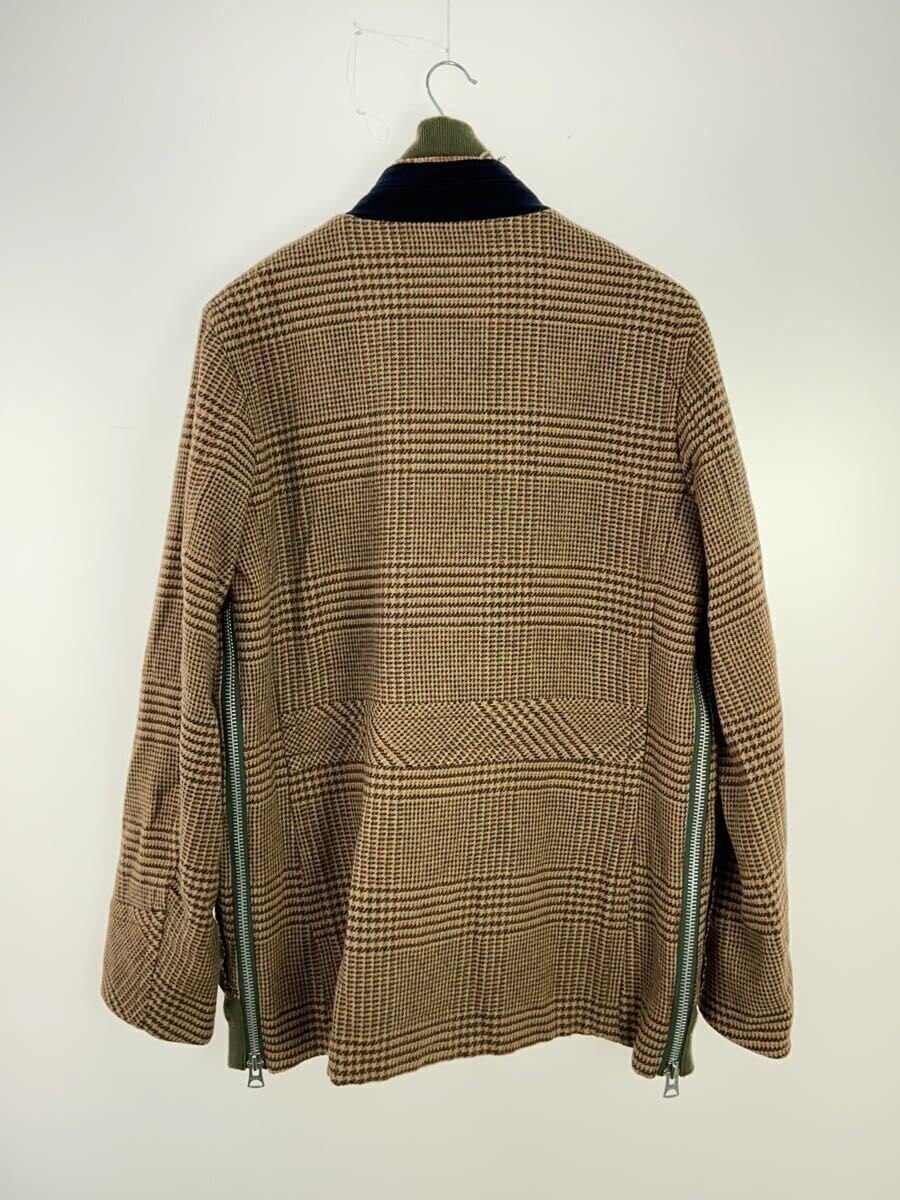 Sacai その他ジャケット 18-01806M Sacai Other Jacket 2 Wool Brown Check 18-01806M Used | eBay
