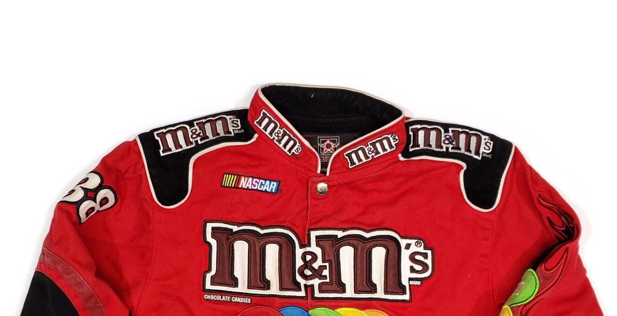 Vintage Jeff Hamilton JH Design Nascar M&M Jacket Red Vintage Jeff Hamilton JH Design Nascar M&M Jacket Red