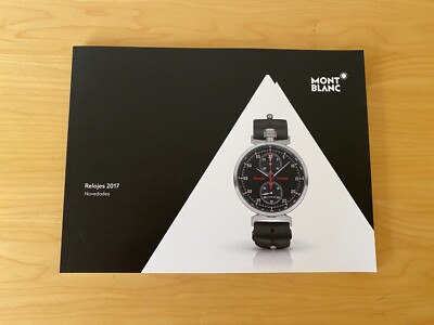 MONTBLANC - Catálogo relojes - Novedades 2017 - Español