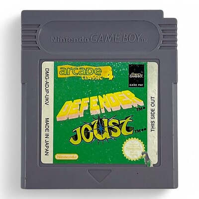 Nintendo GameBoy Color - Defender + Joust: Arcade Classic 4 Modul