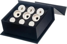 Bach Trumpet Trim Kit. KGUBrass. HEAVY Caps. 998 Silver Plated. New in Box