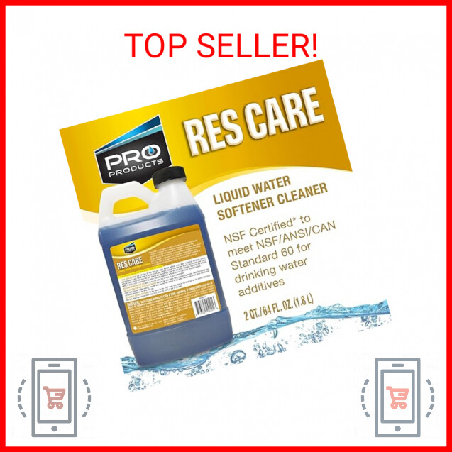 Pro Products Res Care Liquid Water Softener Cleaner, Universal Cleanser for Hard