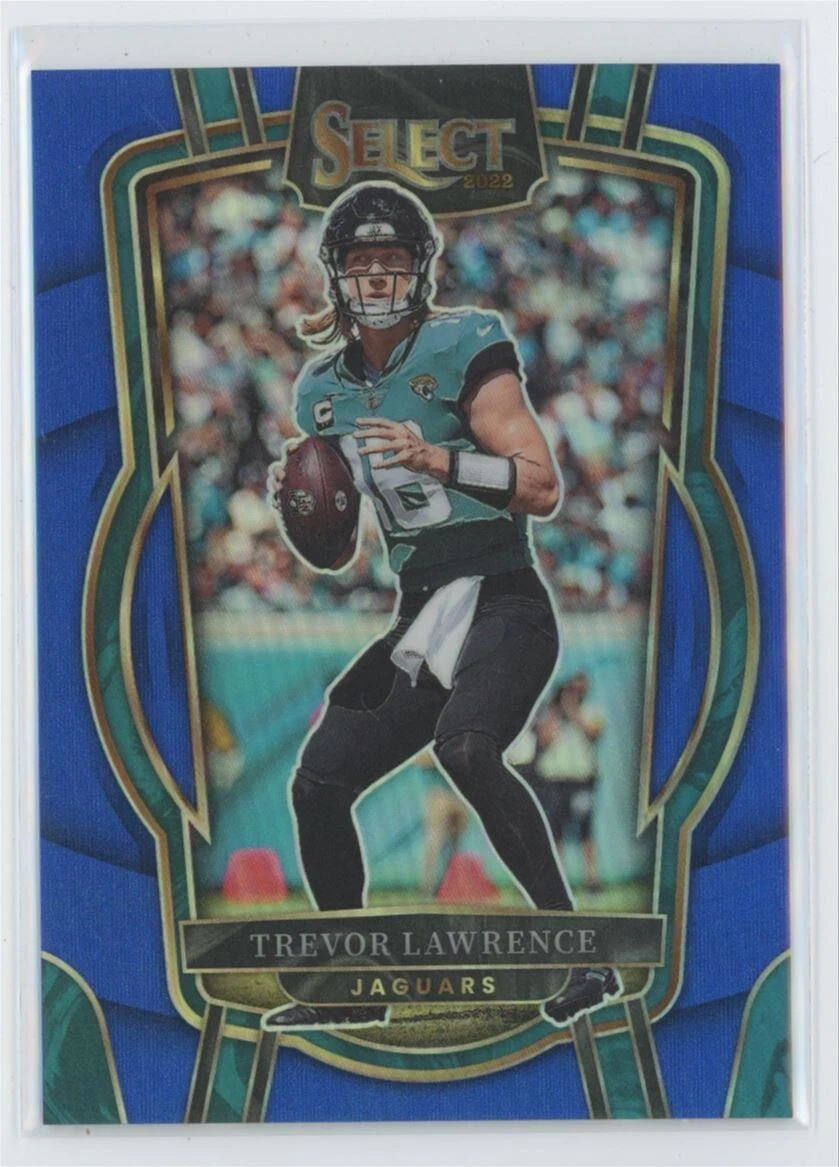 2022 Panini Select Football Blue Club Level Trevor Lawrence 92/99 #254