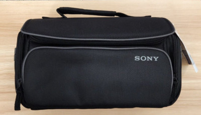 New Sony LCS-U30 Soft Carrying Case for Camcorder - Black Large
